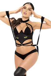 Mapale 6471 Costume Chat Fille Couleur Unique Couleur